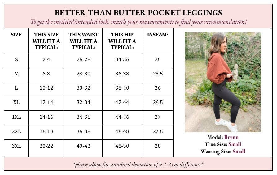 RTS - Billie Better Than Butter Pocket Leggings