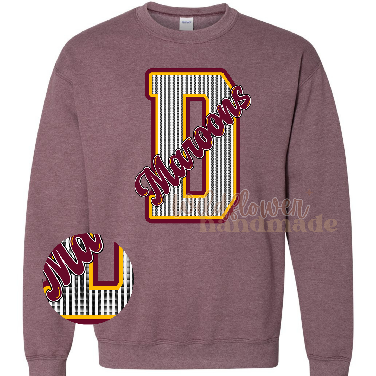 MAROONS Faux Seersucker