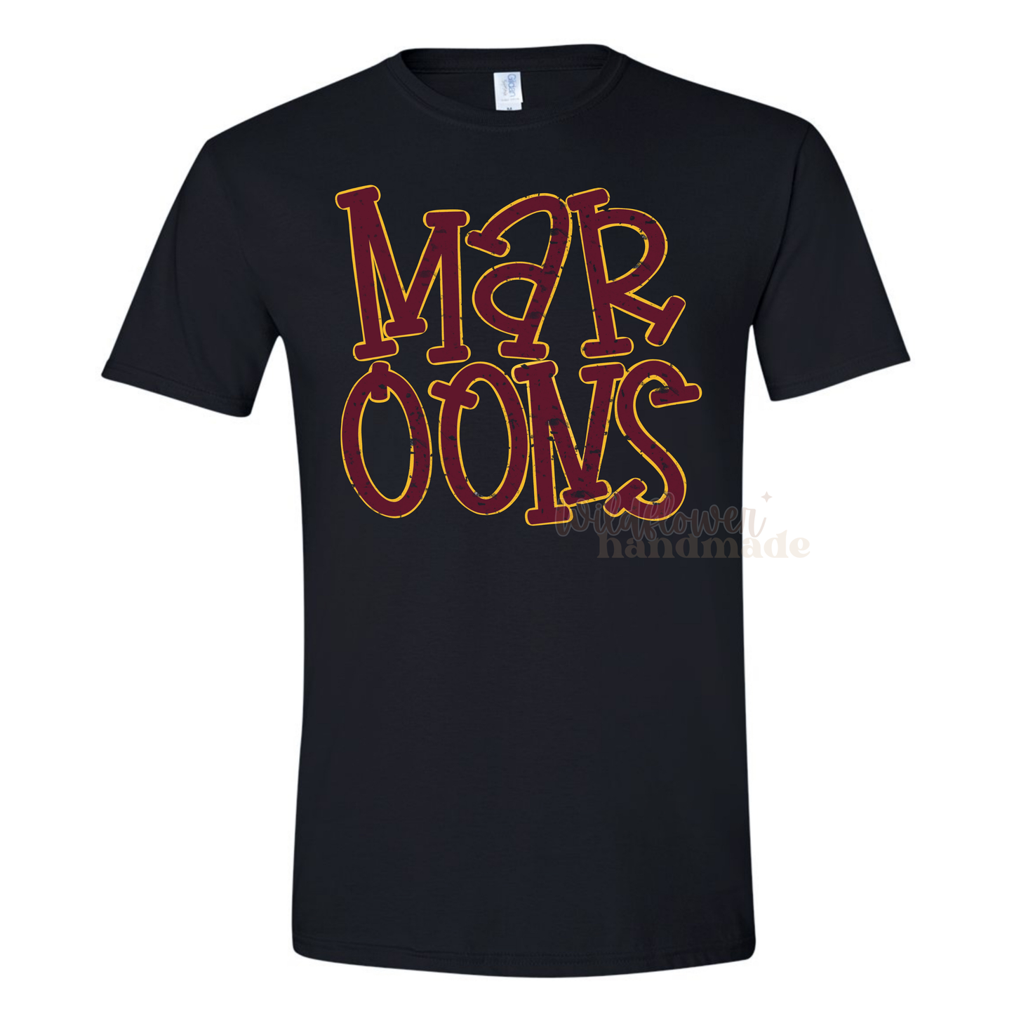 Maroons Gold Outline