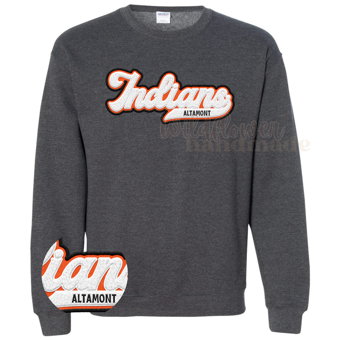 INDIANS Retro Faux Chenille