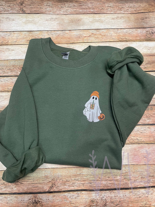 Trick or treat ghost pocket