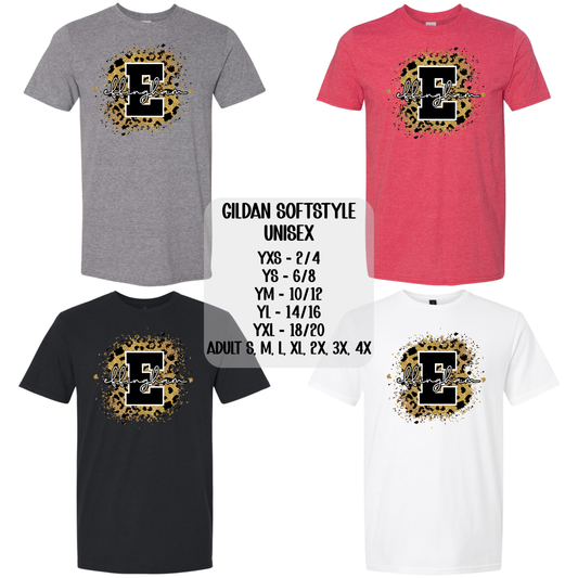 Effingham Initial Leopard Print