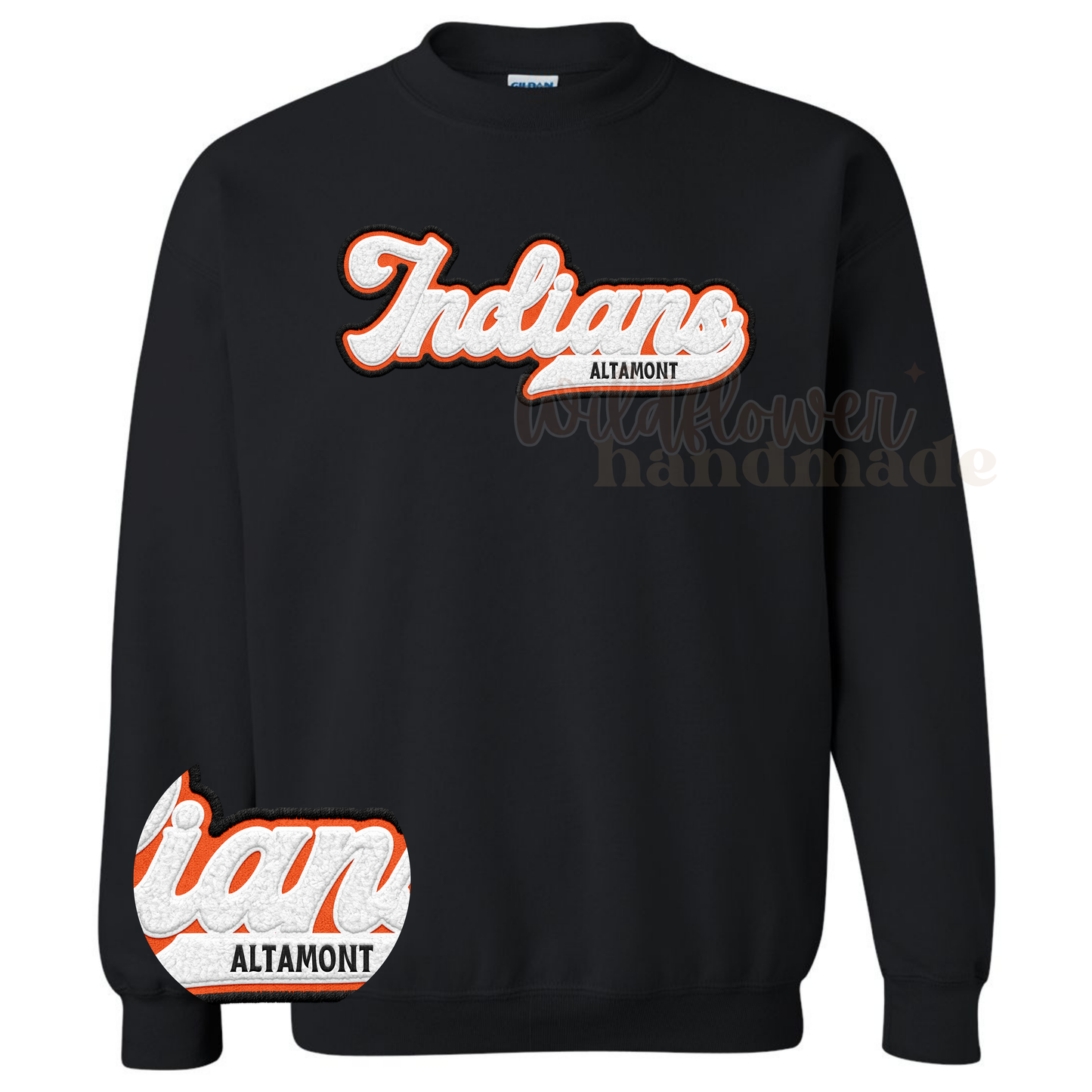 INDIANS Retro Faux Chenille