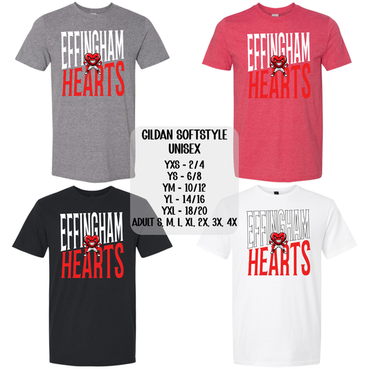 Hearts Slanted Typeface