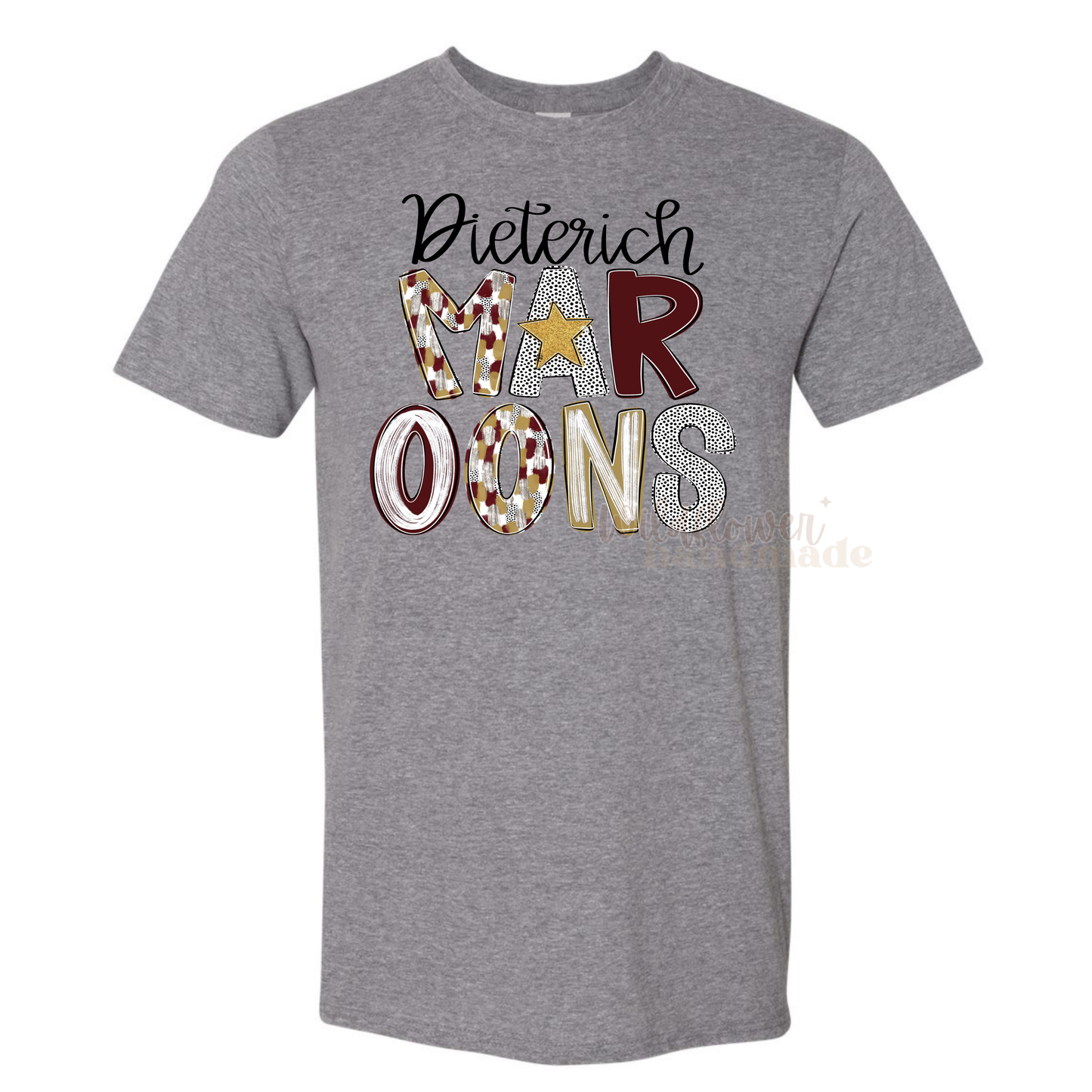 Poppy Maroons - Stacked