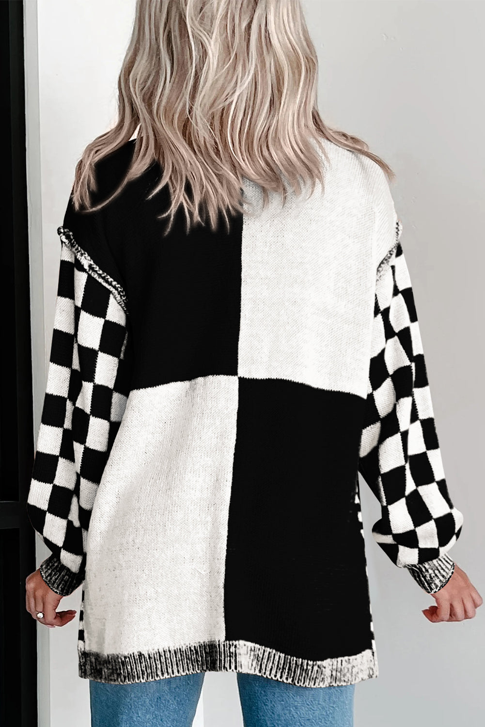 PREORDER: CIENNA Checkered Cardi
