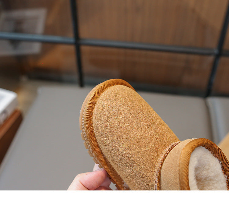PREORDER: KIDS Faux Fur & Suede Mini Boots