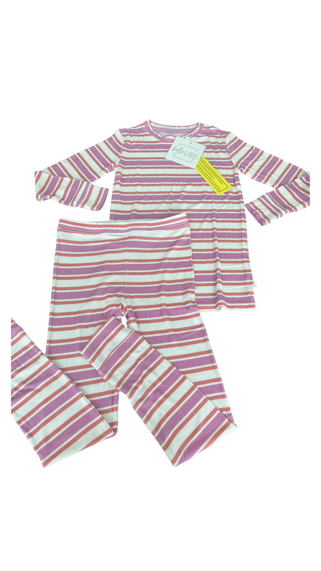HIBISCUS STRIPE | TWO PIECE SET