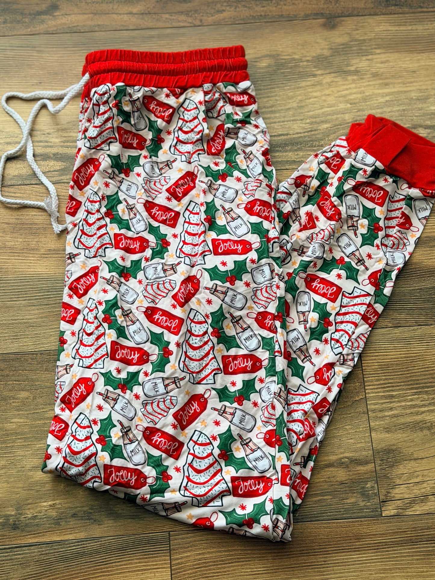 XL - Adult Christmas Bamboo Joggers