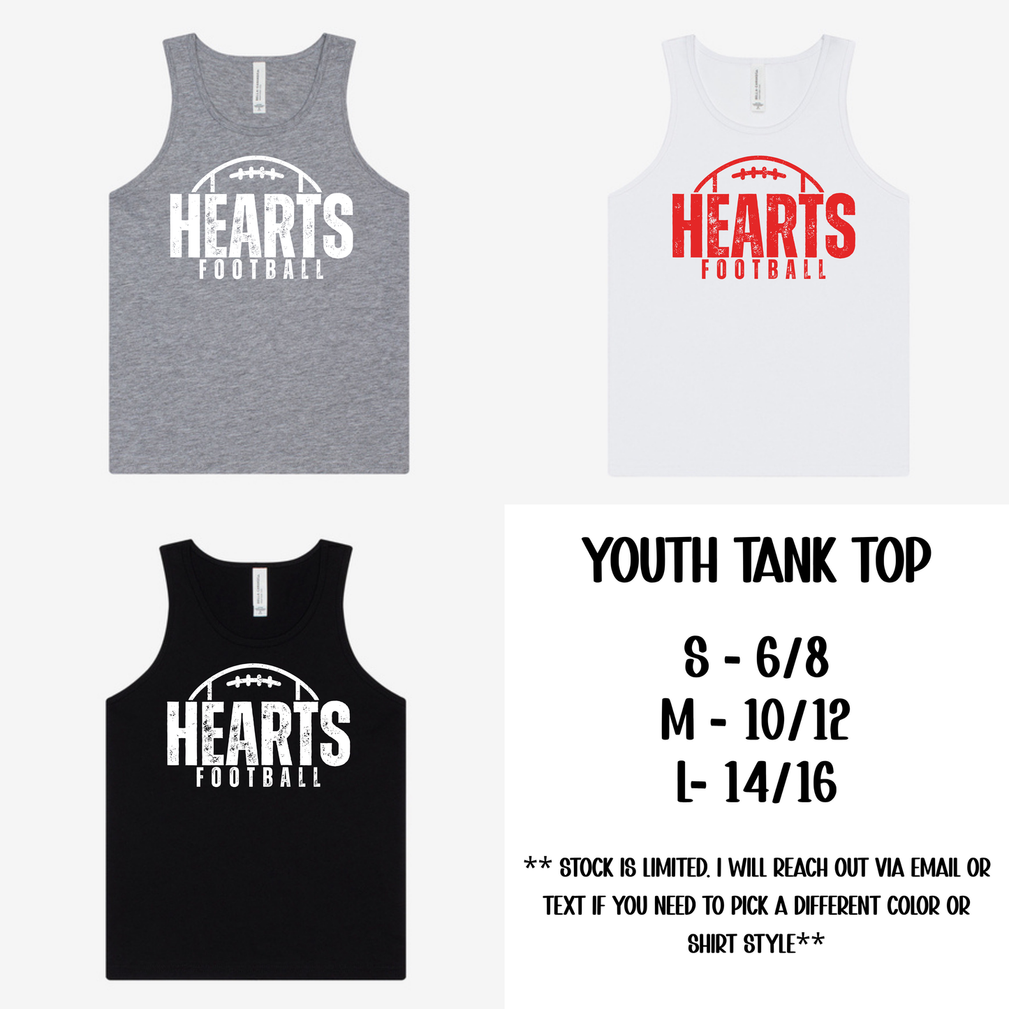 Hearts Football distressed