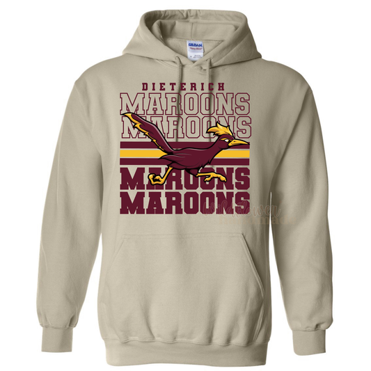 Gold & Maroon Dieterich Maroons
