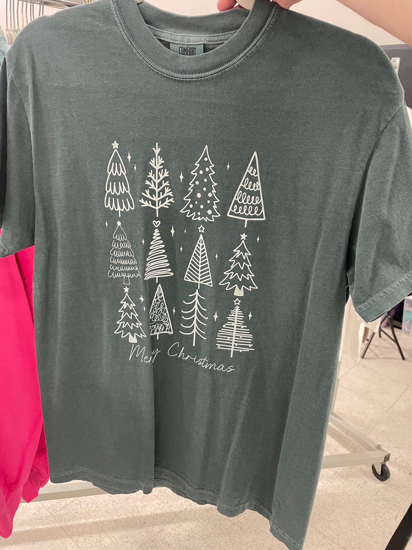 Retro Christmas Trees Tee - RTS