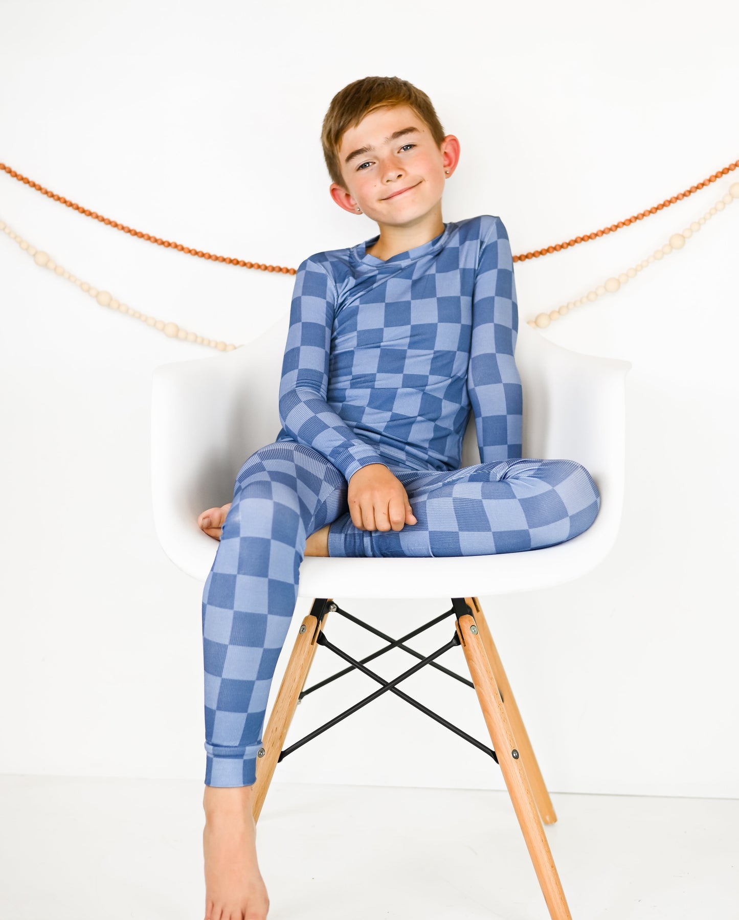 BLUE CHECK | TWO PIECE SET