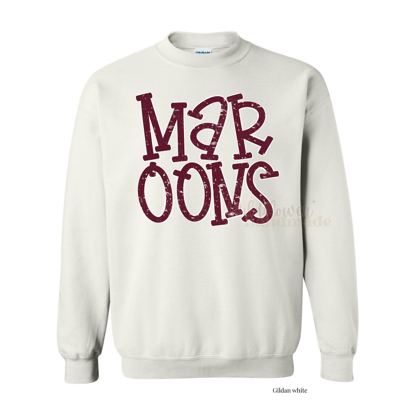 Maroons White Outline