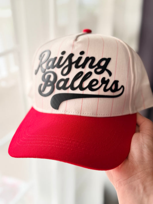 Raising Ballers Patch Hat | Baseball Mom | Softball Mom