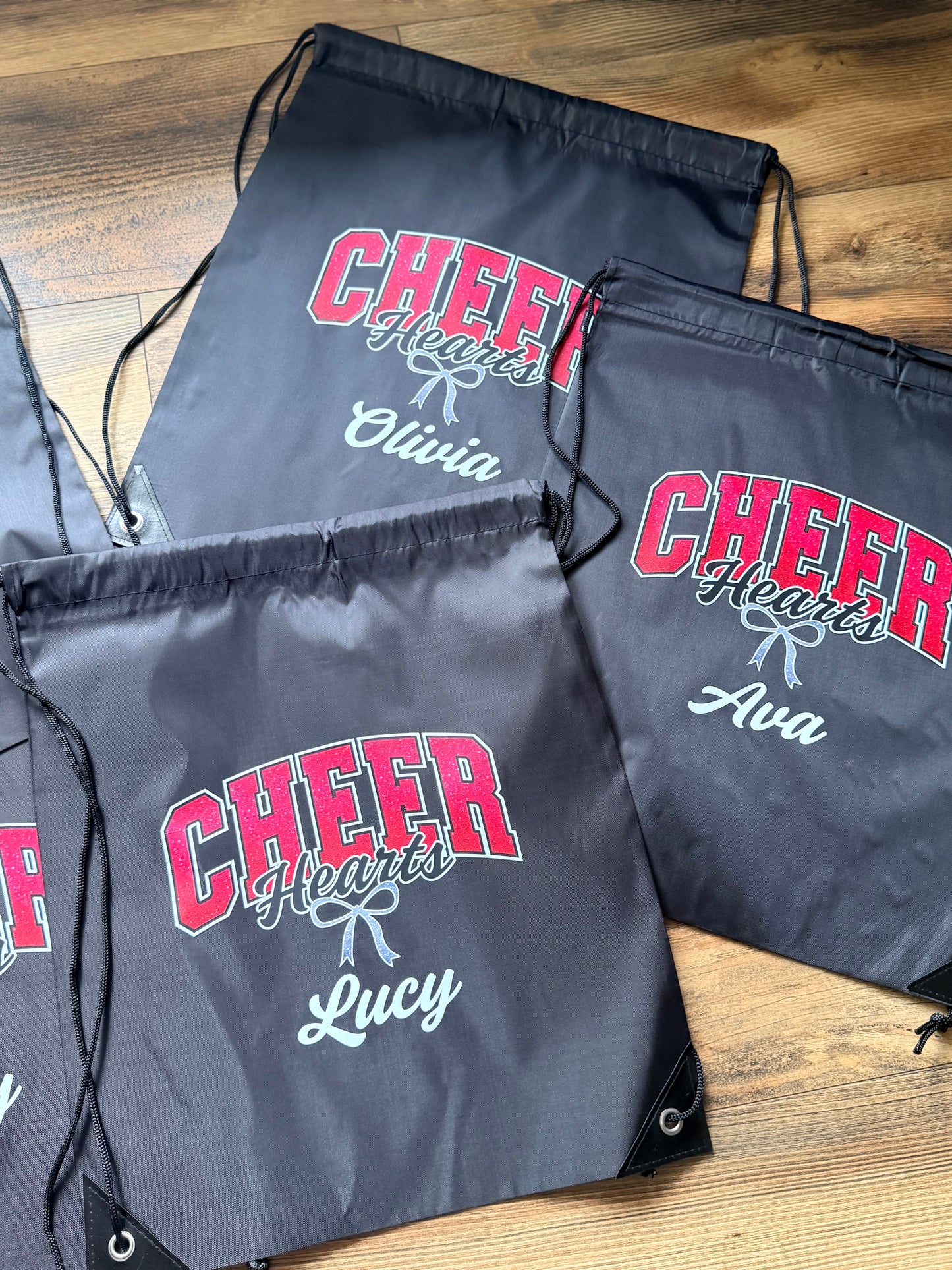 Personalized Effingham Hearts Cheer Bag