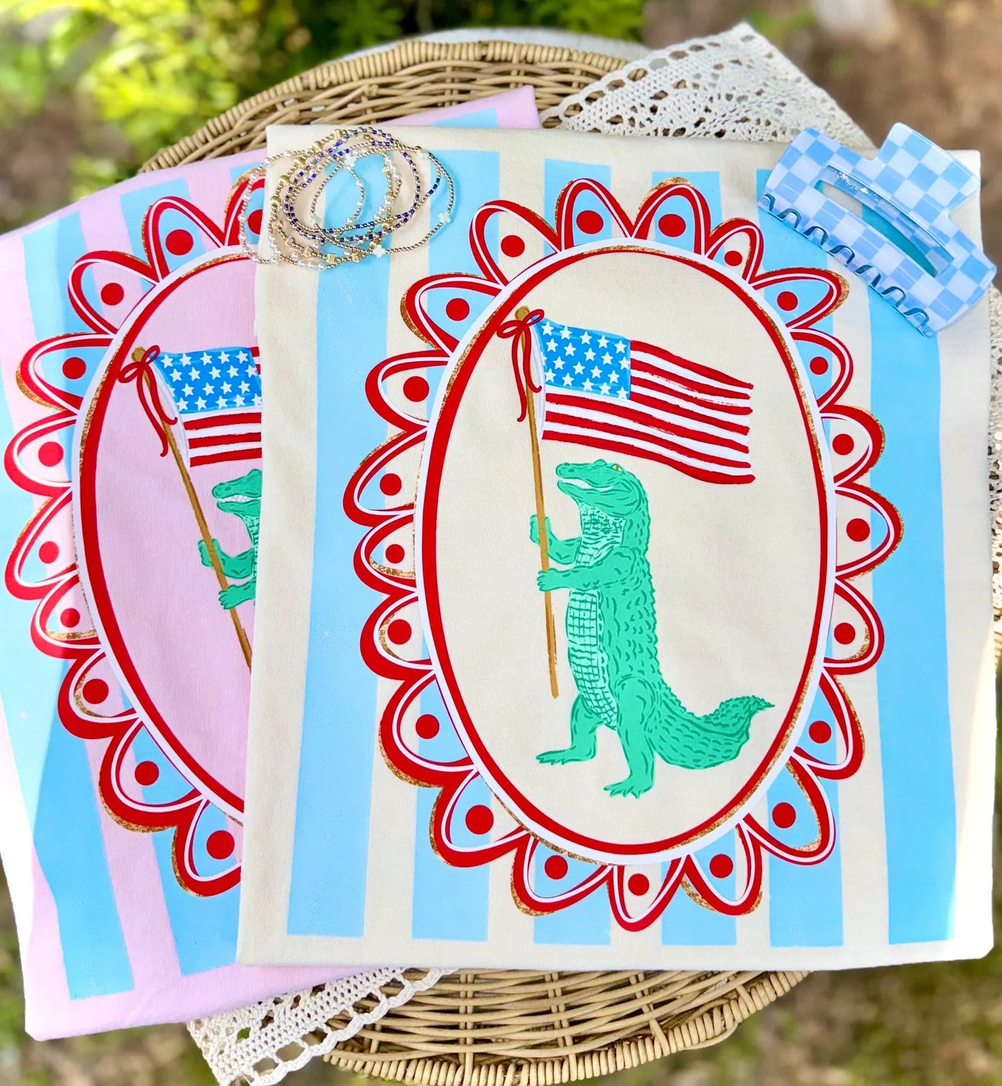 KIDS Patriotic Gator Tee