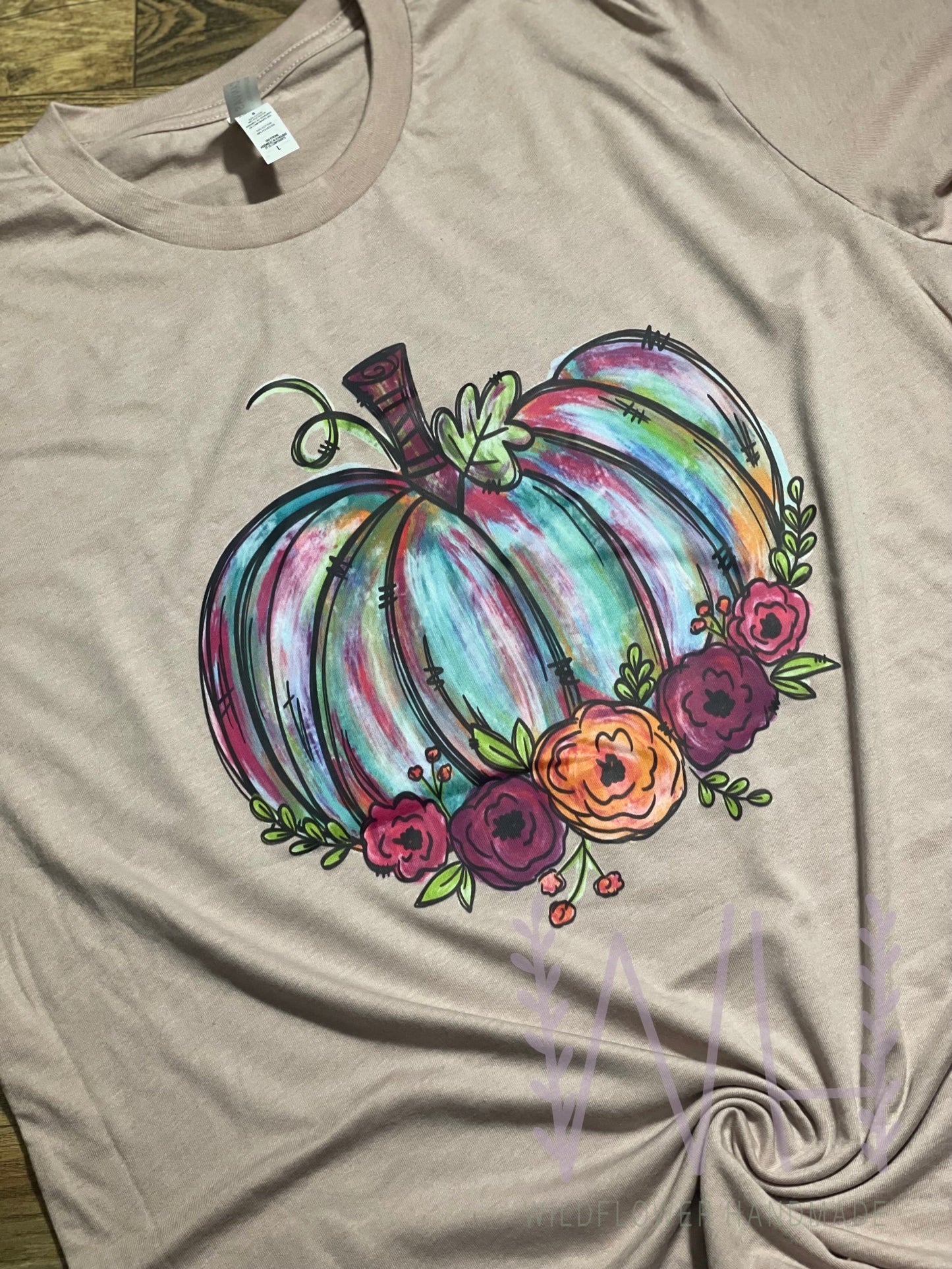 Watercolor pumpkin