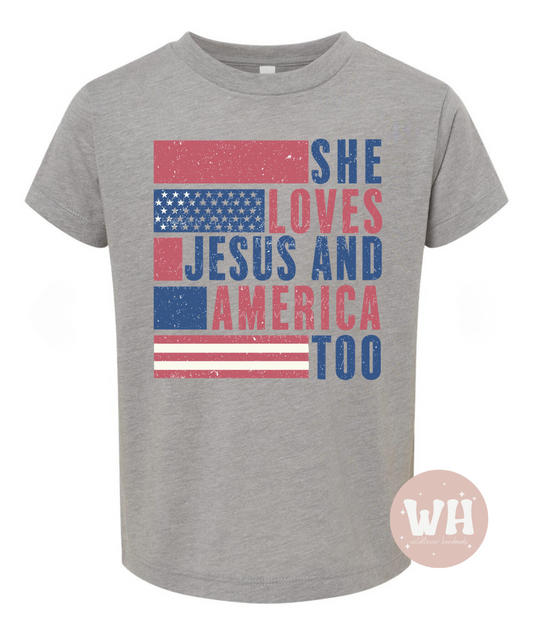 She loves Jesus and America too - kids