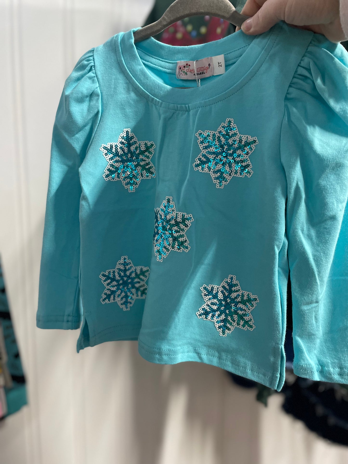 Snowflake Sequin Shirt