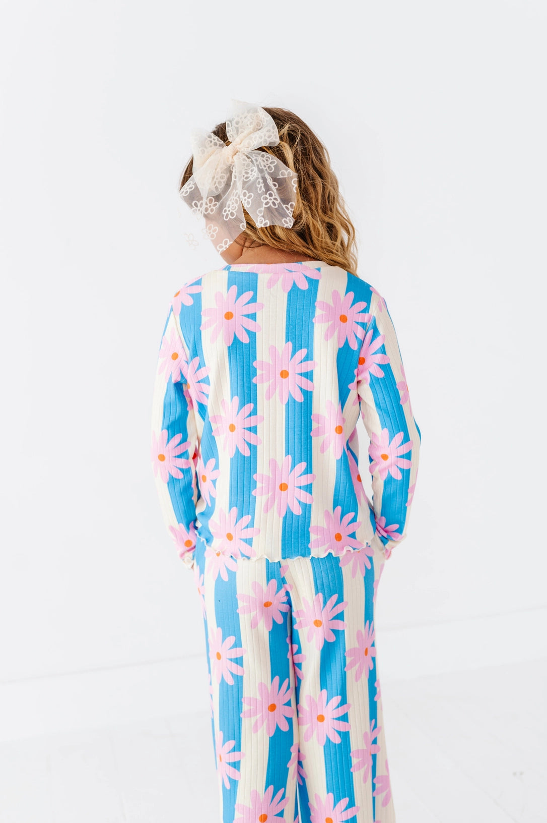 Daisy Stripe | Ribbed Set