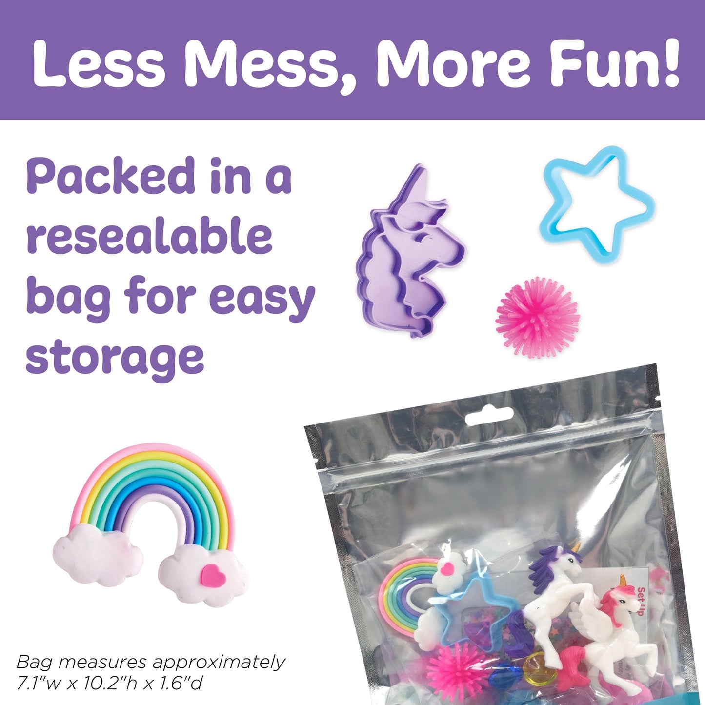 Sensory Pack Unicorn On the Go Sensory Play Set For Kids