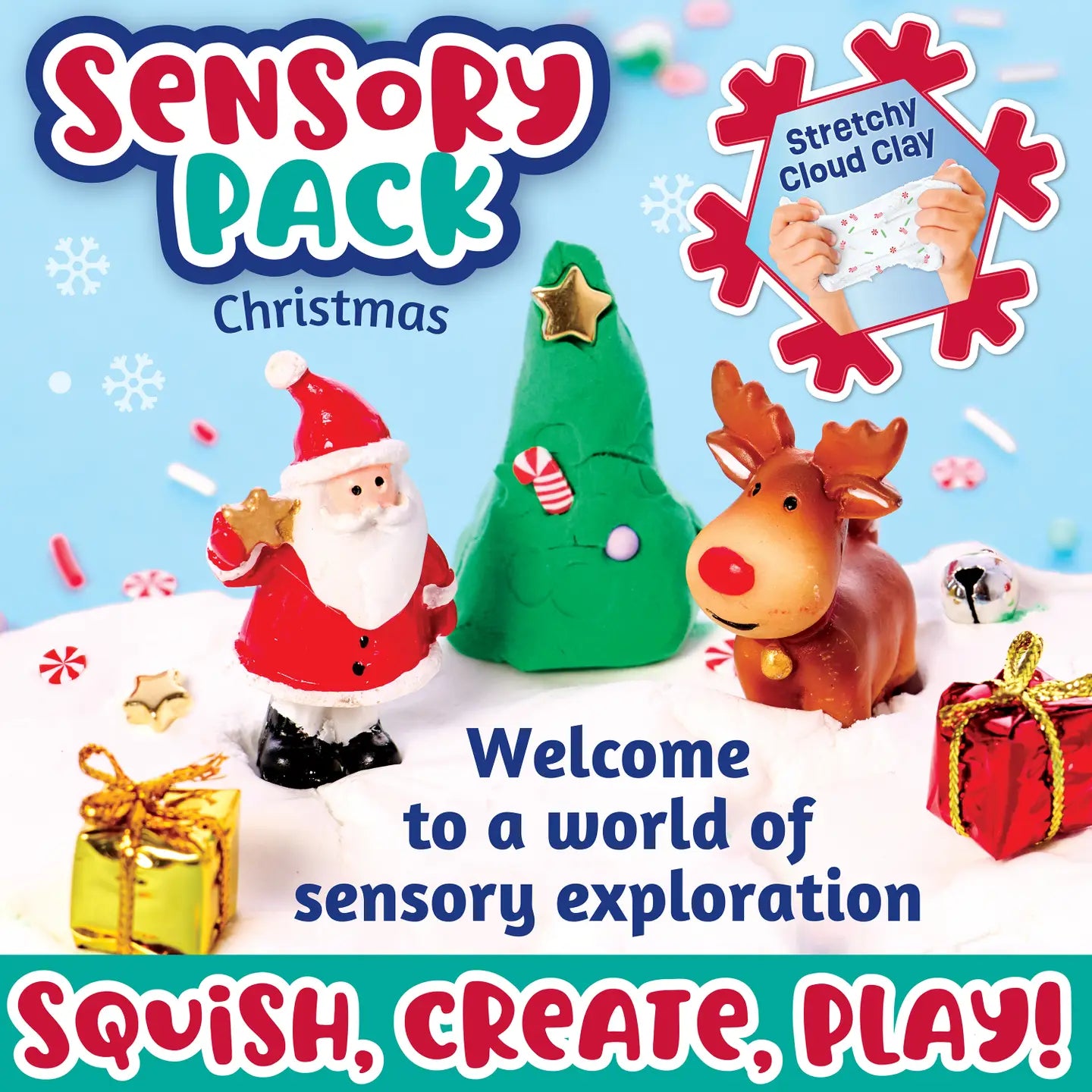 Sensory Pack Christmas Holiday Play Kit For Children