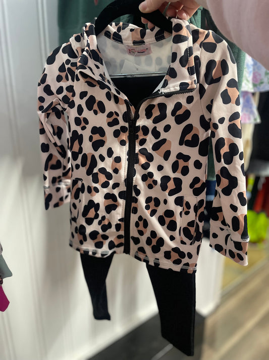 Cheetah Athletic Girls Set