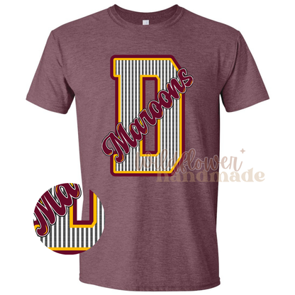 MAROONS Faux Seersucker