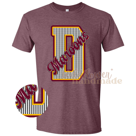 MAROONS Faux Seersucker