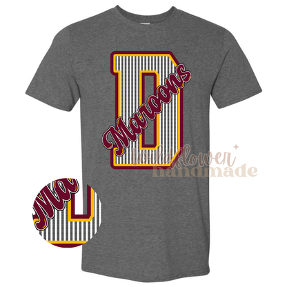 MAROONS Faux Seersucker