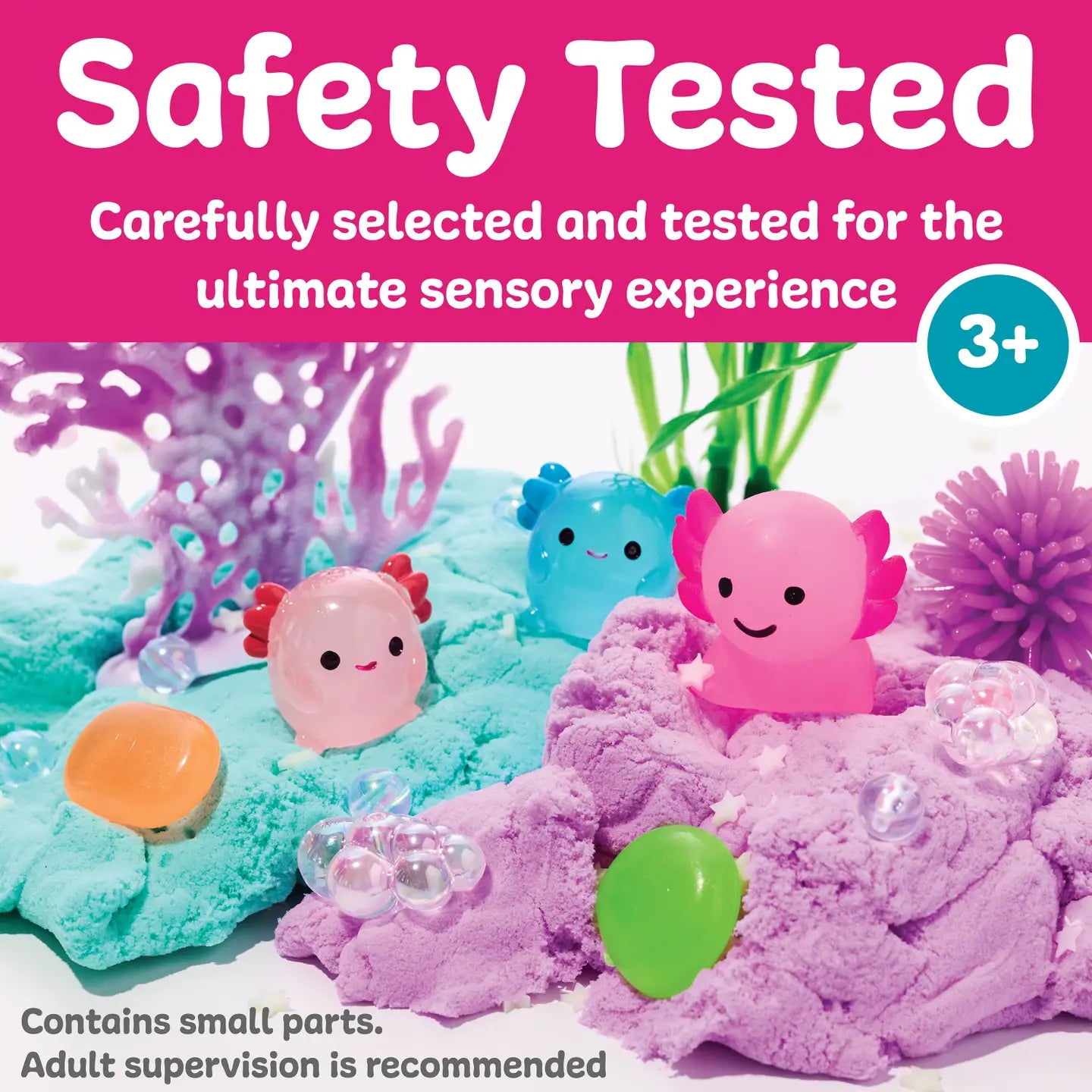 Sensory Pack Axolotl Play Kit For Kids