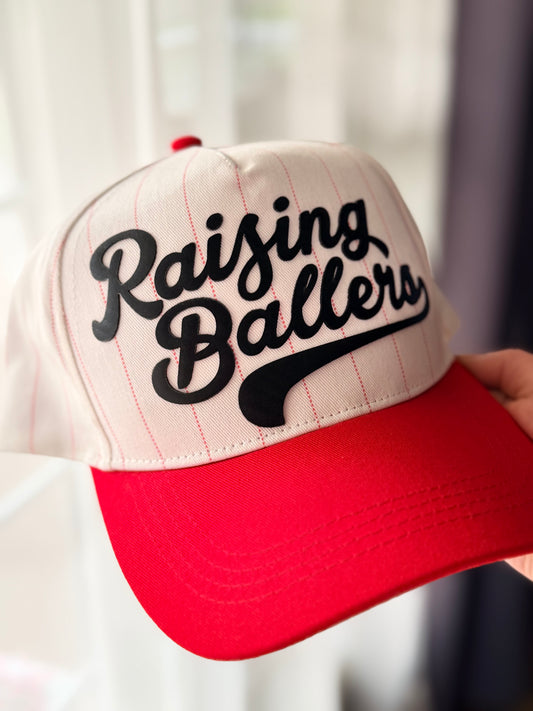 Raising Ballers Patch Hat | Baseball Mom | Softball Mom