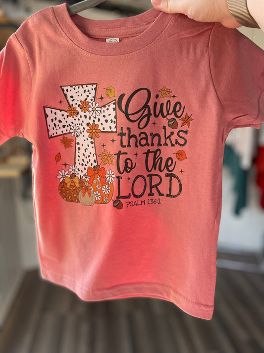 Girls - Give Thanks Tee - RTS