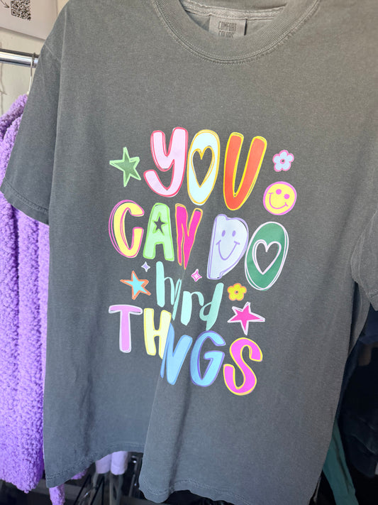 You Can Do Hard Things Tee
