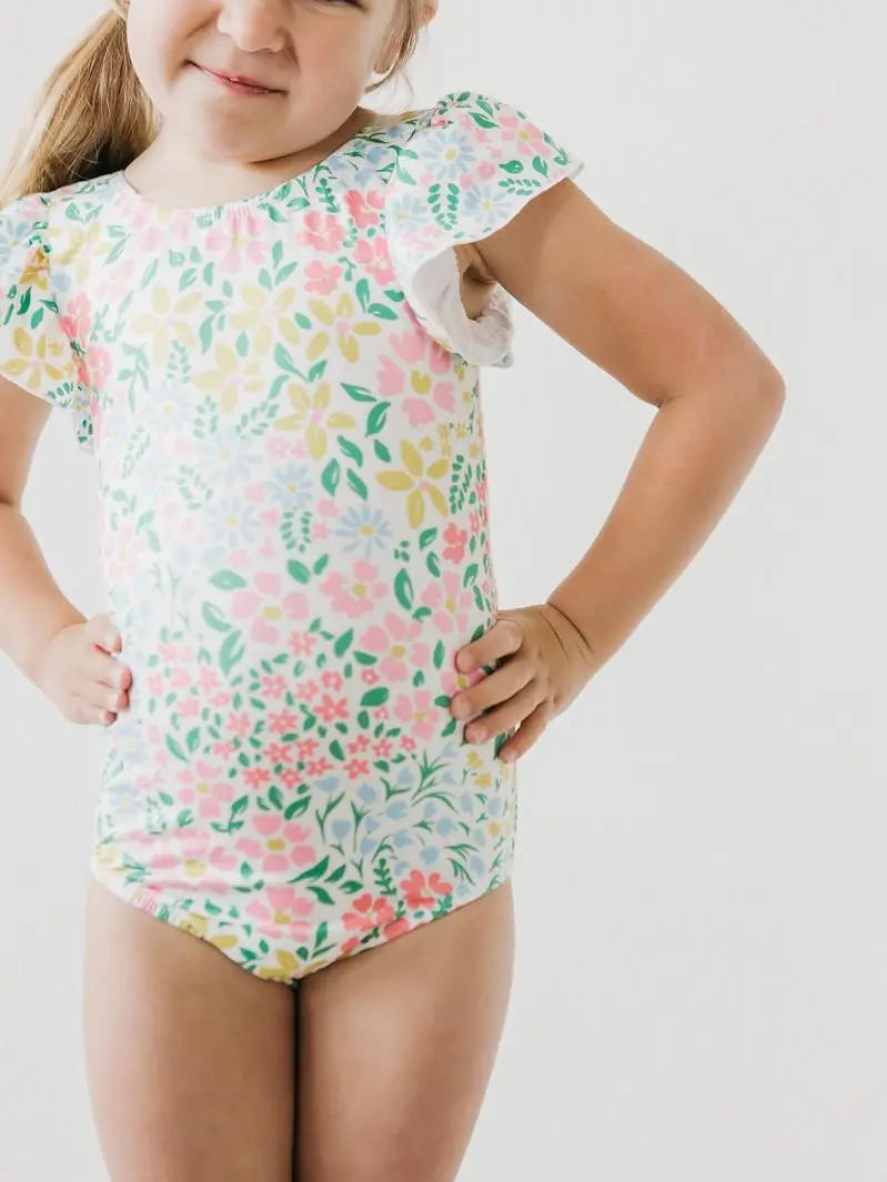 S/S Flutter Sleeve Leotard - Multiple Color Options!