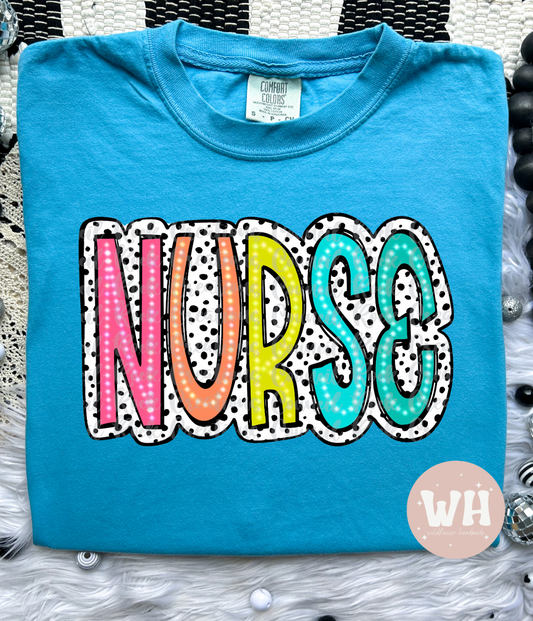 Spotted nurse tee