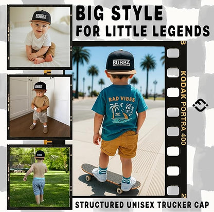 Bubba Flat Brim Trucker Hat
