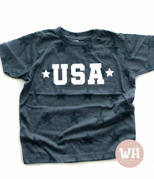 Kids USA star tee