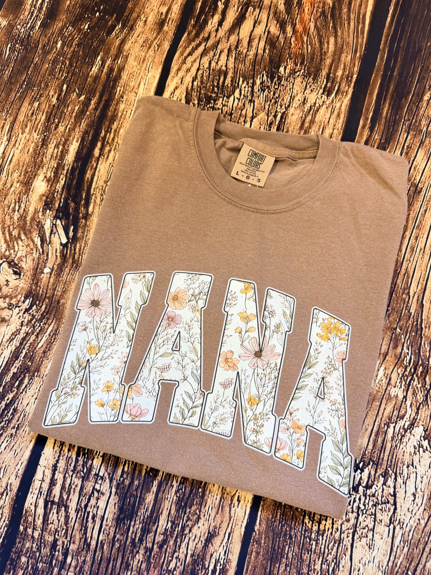 Floral Nana Tee