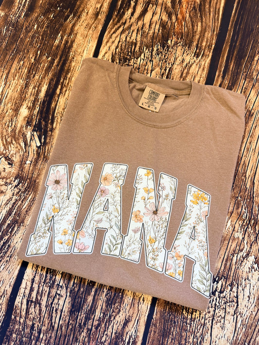 Floral Nana Tee