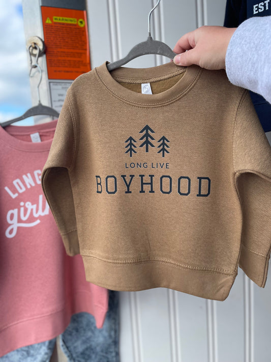 Kids - Long Live Boyhood Crewneck - RTS