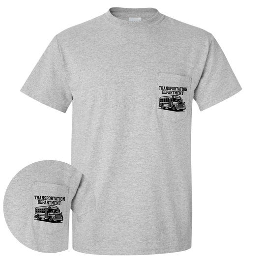 Transportation Department Pocket Tee