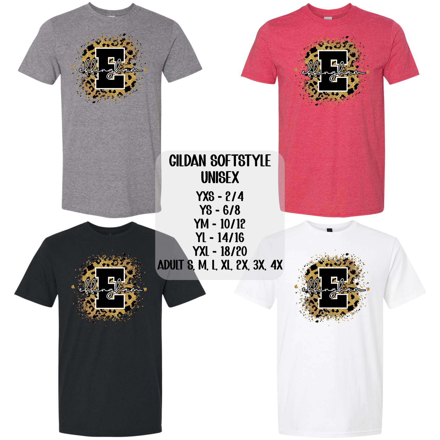 Effingham Initial Leopard Print