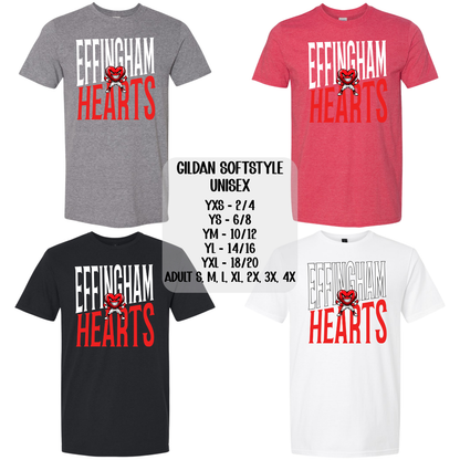 Hearts Slanted Typeface