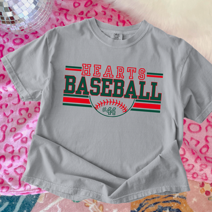 Personalized Baseball Vertical Name | Completely Customized! | Tee or Crewneck