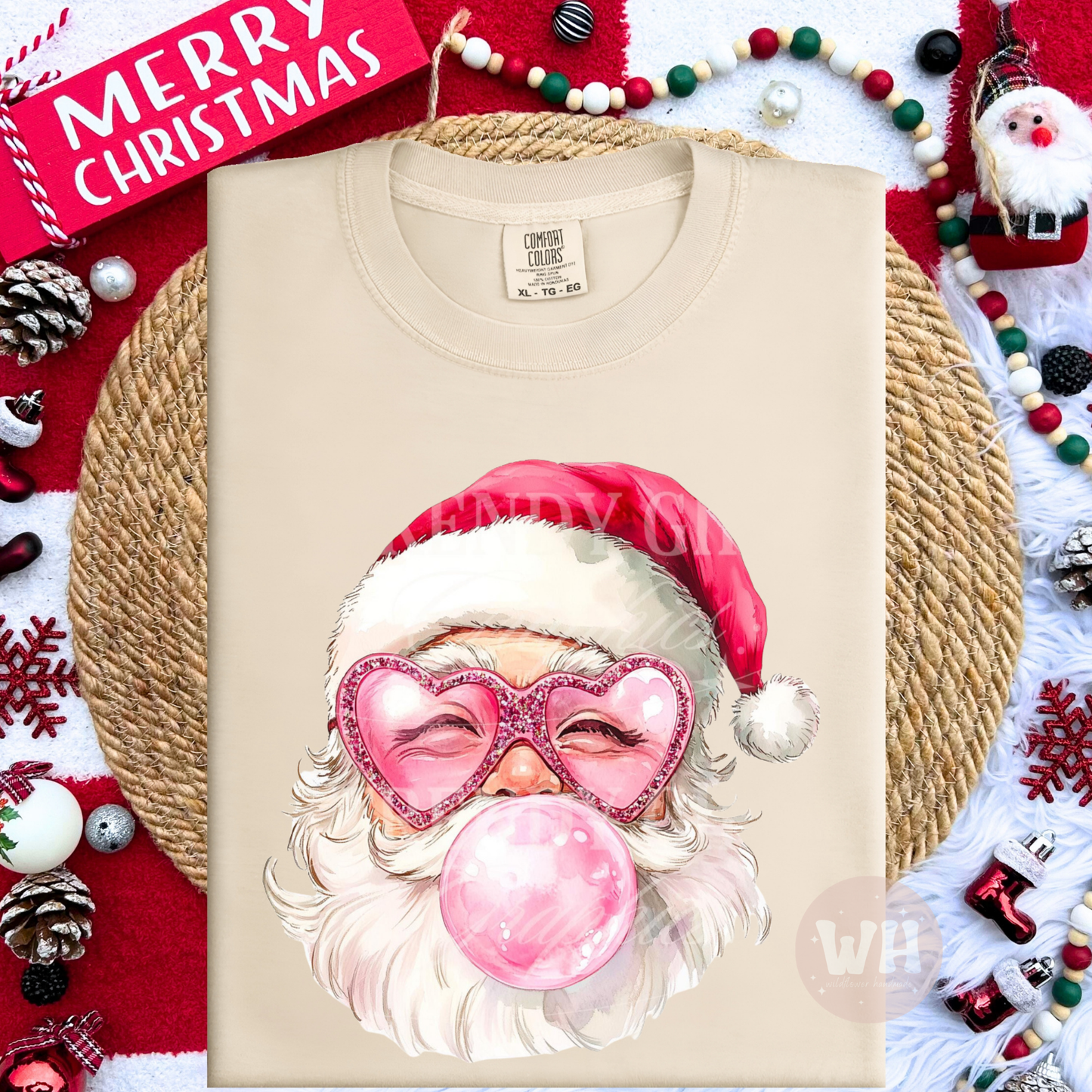 Bubble Gum Santa