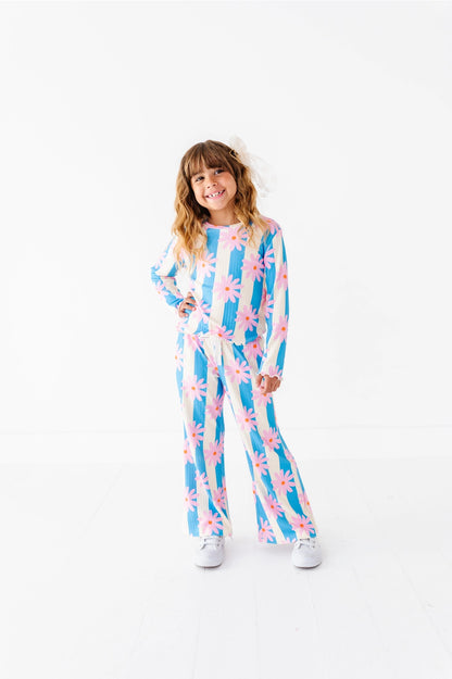 Daisy Stripe | Ribbed Set