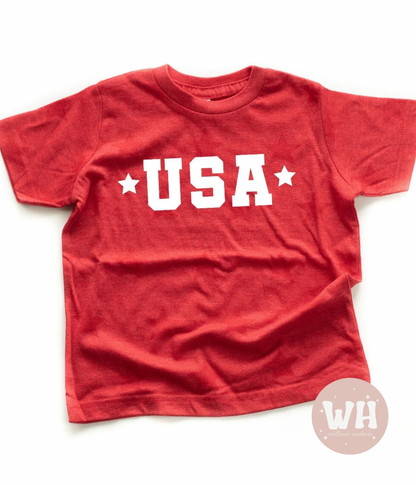 Kids USA star tee