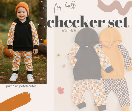 PREORDER: Kids Fall Checker Set